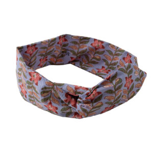 Bohemian blockprint haarband met ijzerdraad