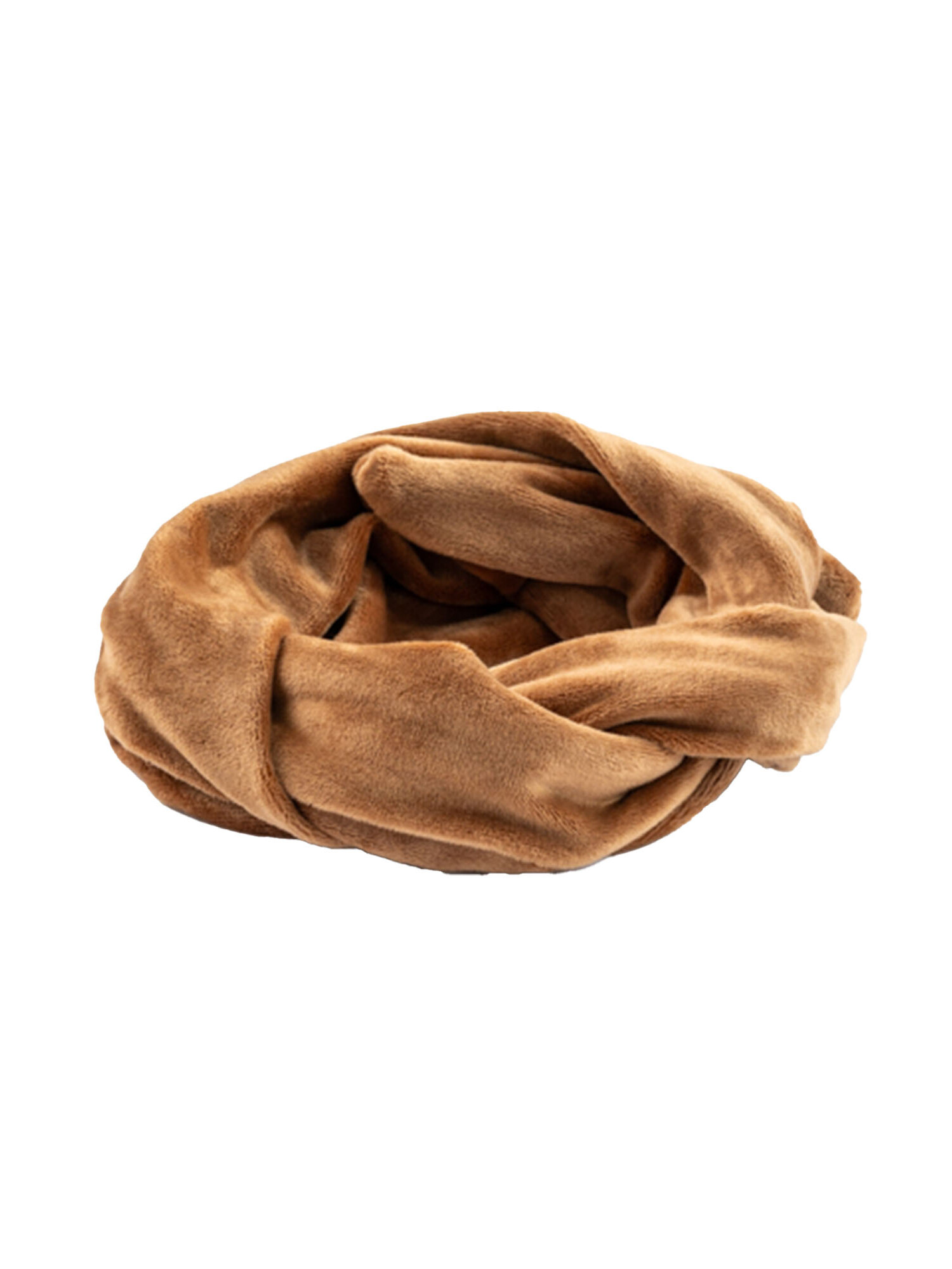 camel velvet haarband