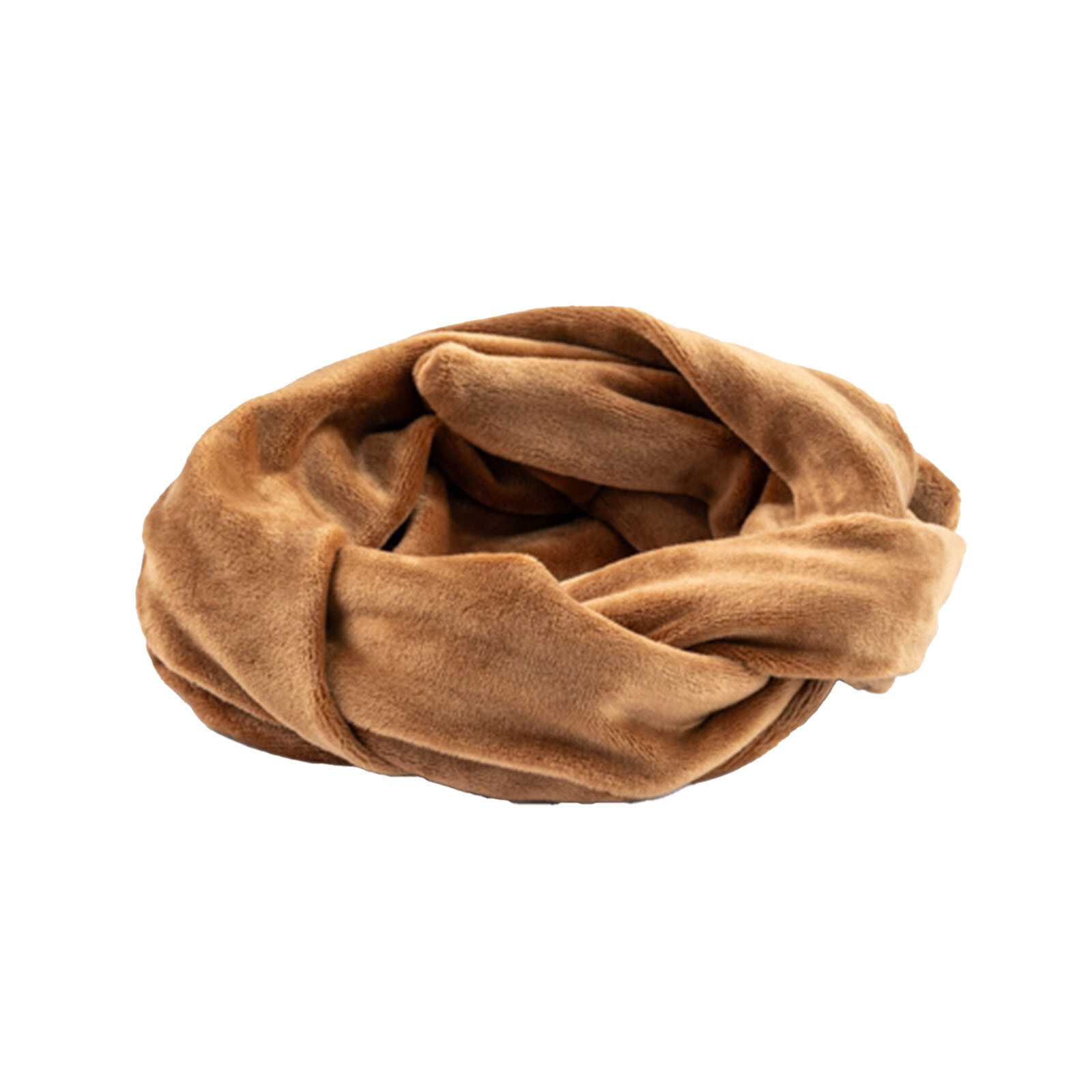 camel velvet haarband