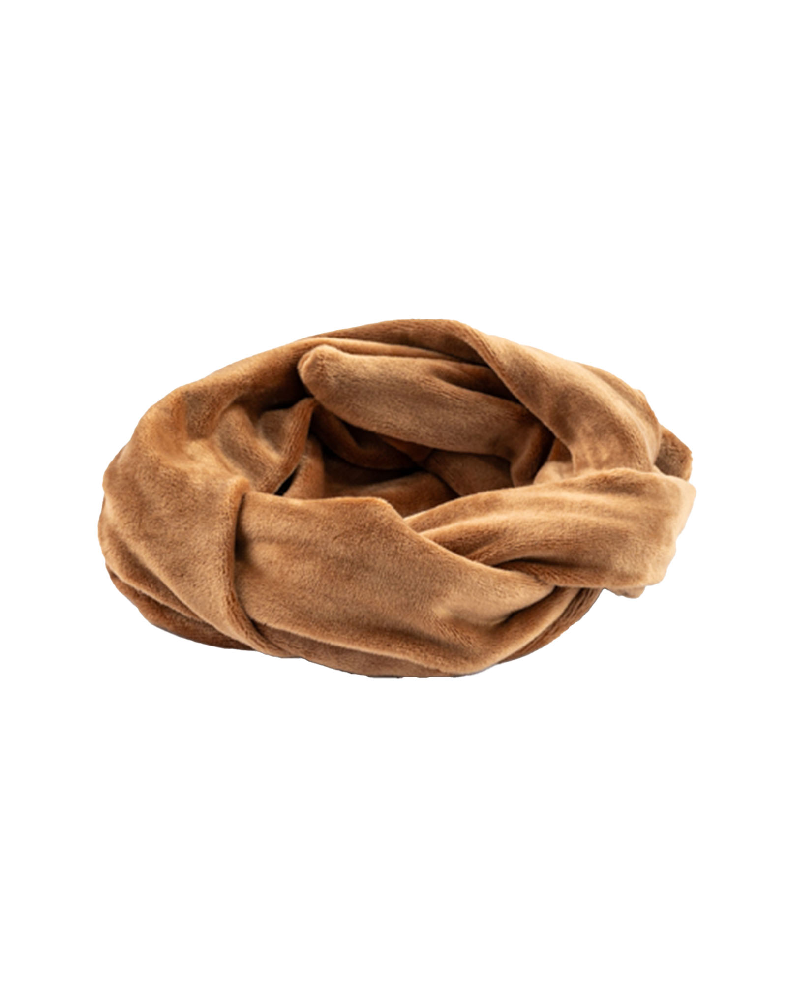 camel velvet haarband