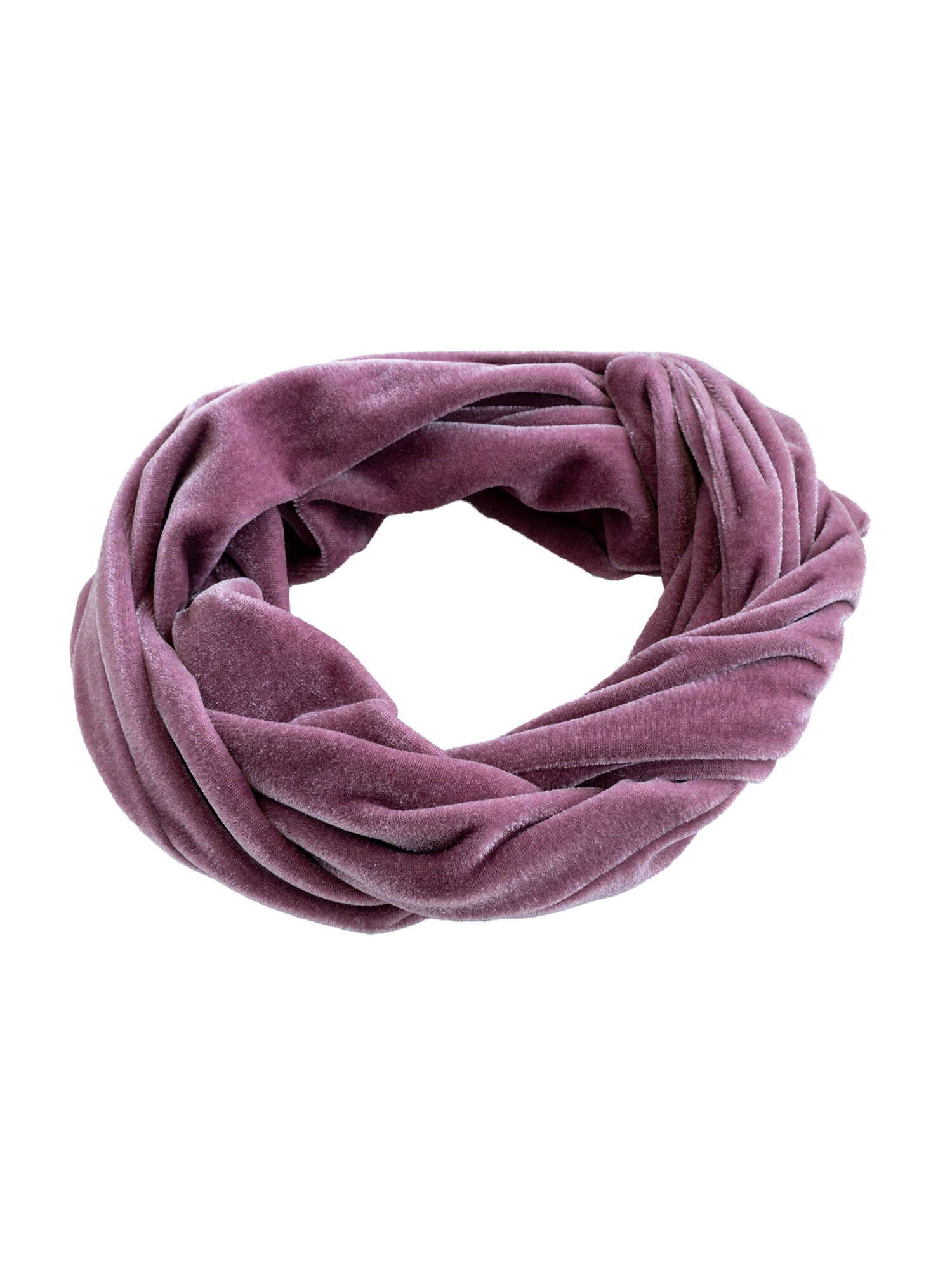 roze fluwelen haarband met ijzerdraad