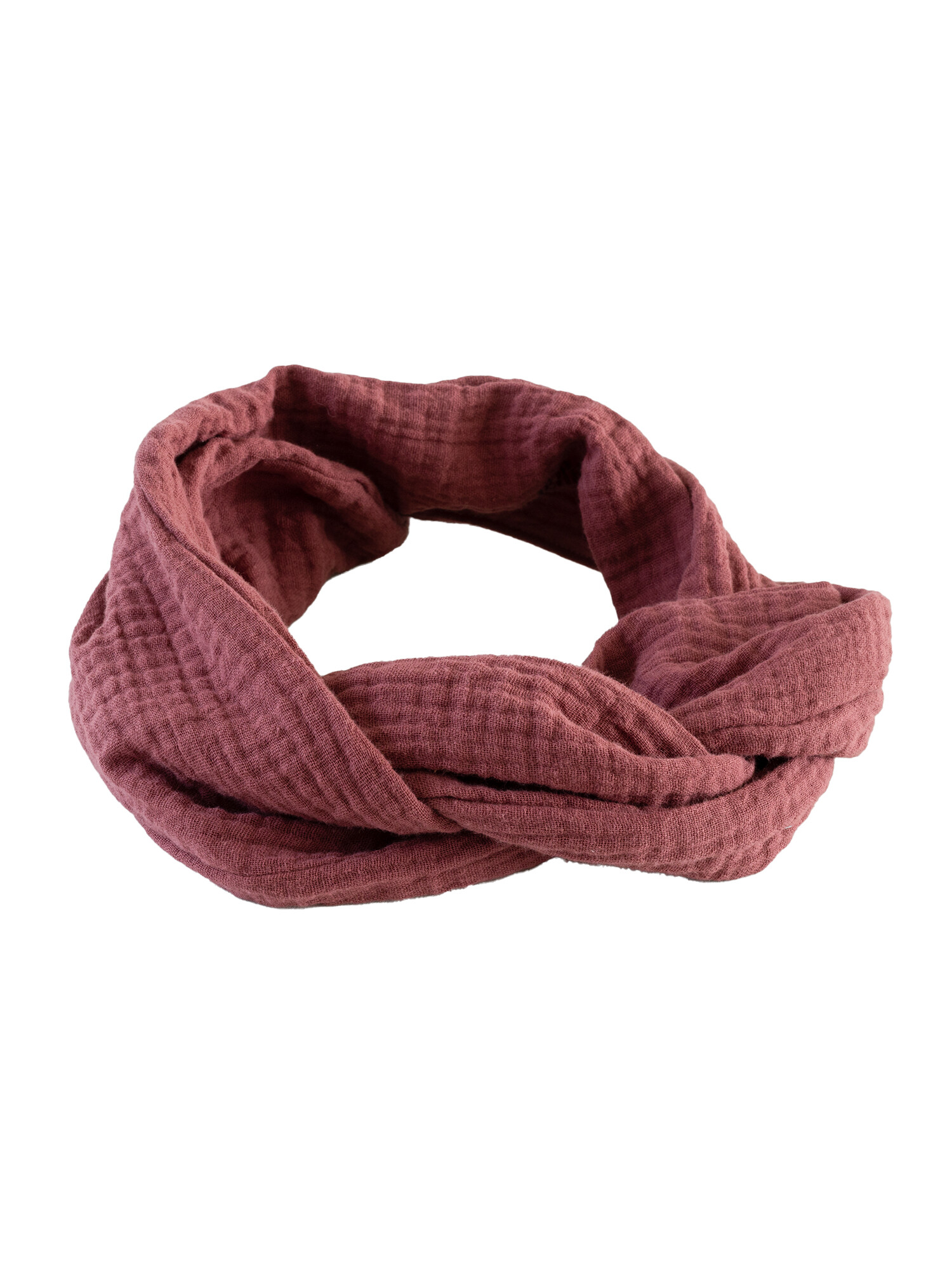 mauve blust roze haarband met ijzerdraad