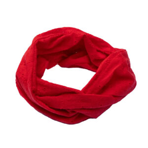 Boho haarband “Sevilla” – uniek rood met broderie & Spaanse flair