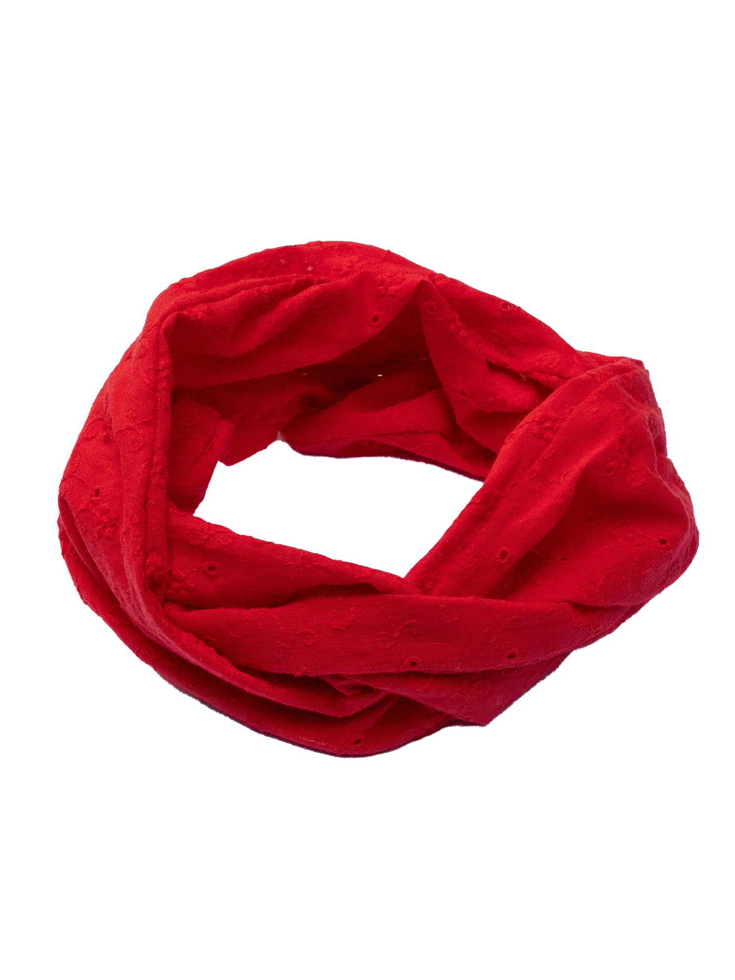 Boho haarband “Sevilla” – uniek rood met broderie & Spaanse flair