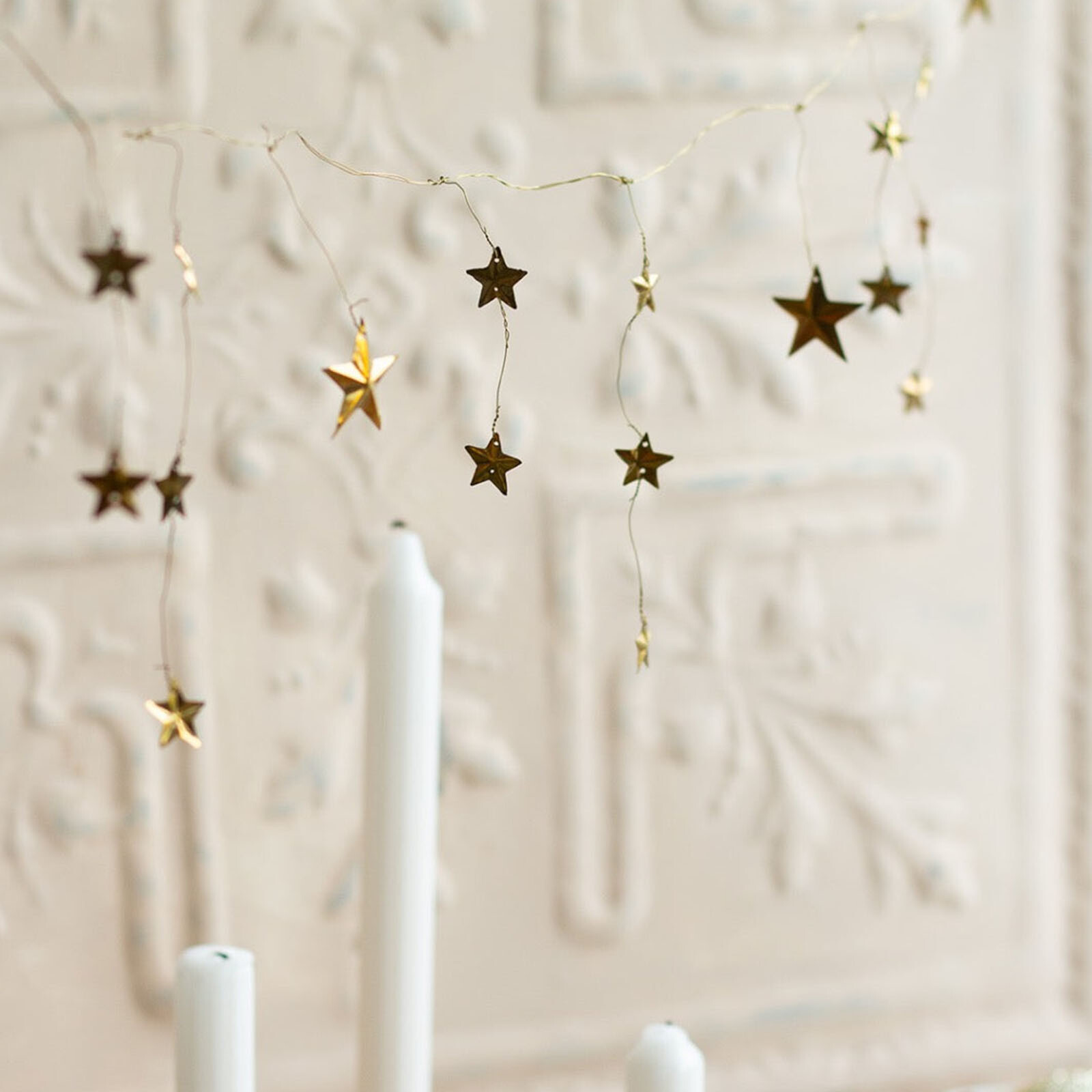 Flexibele guirlande van messing – licht en sprankelend