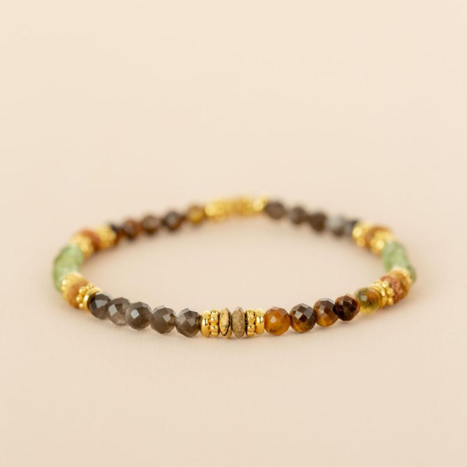 Boho armband Ardela met gemengde edelstenen – Muja Juma