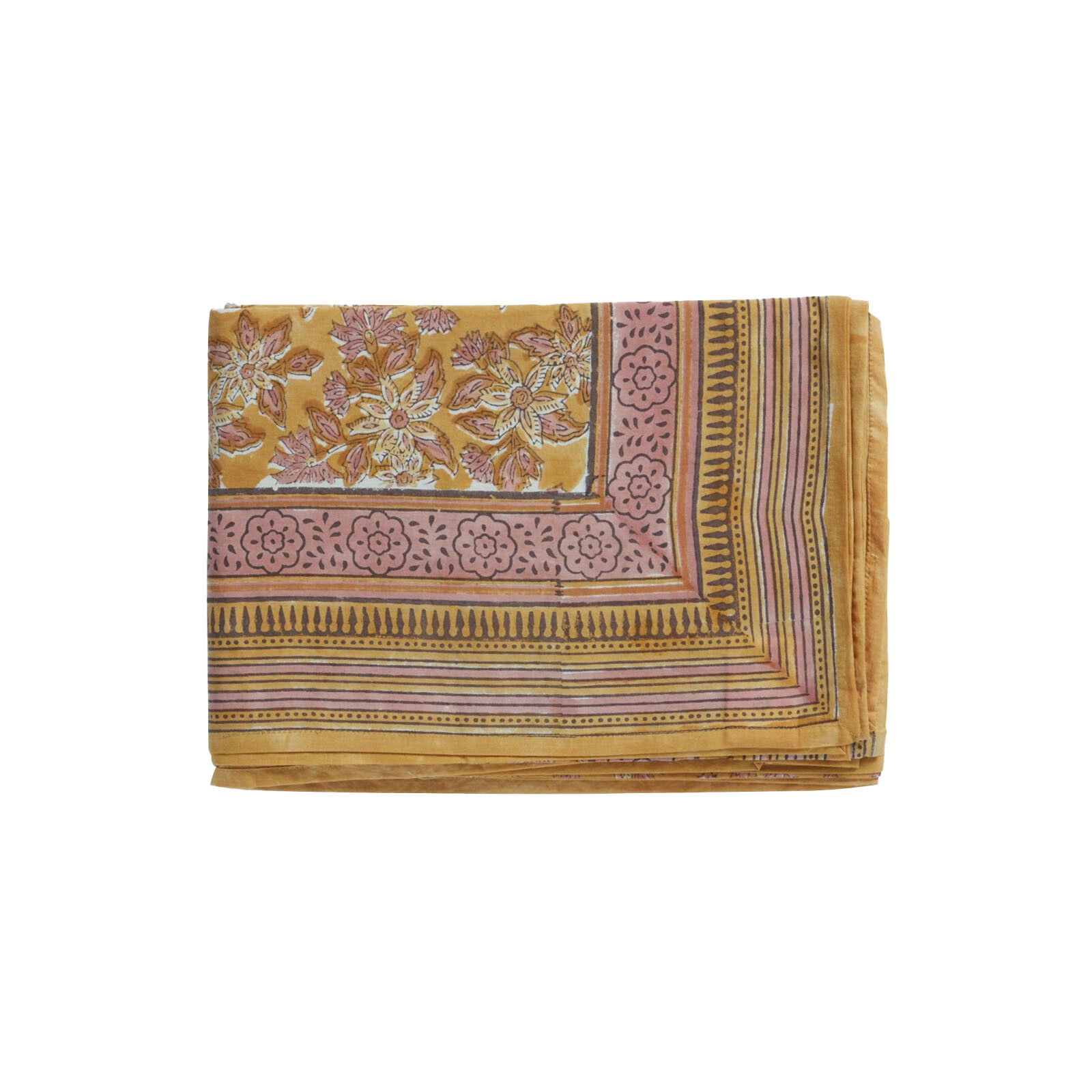 currygeel tafelkleed bonheur du jour