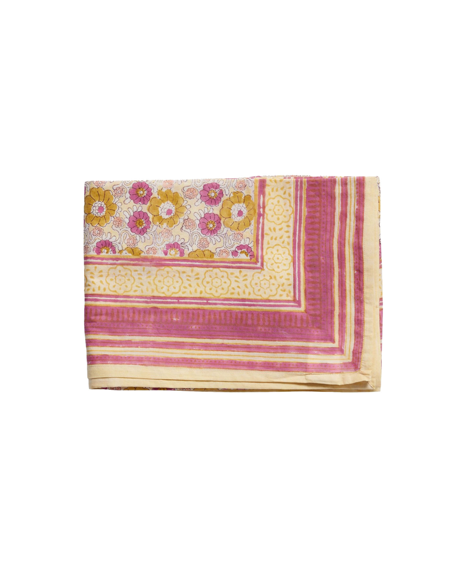blockprint tafelkleed lavanda bonheur du jour