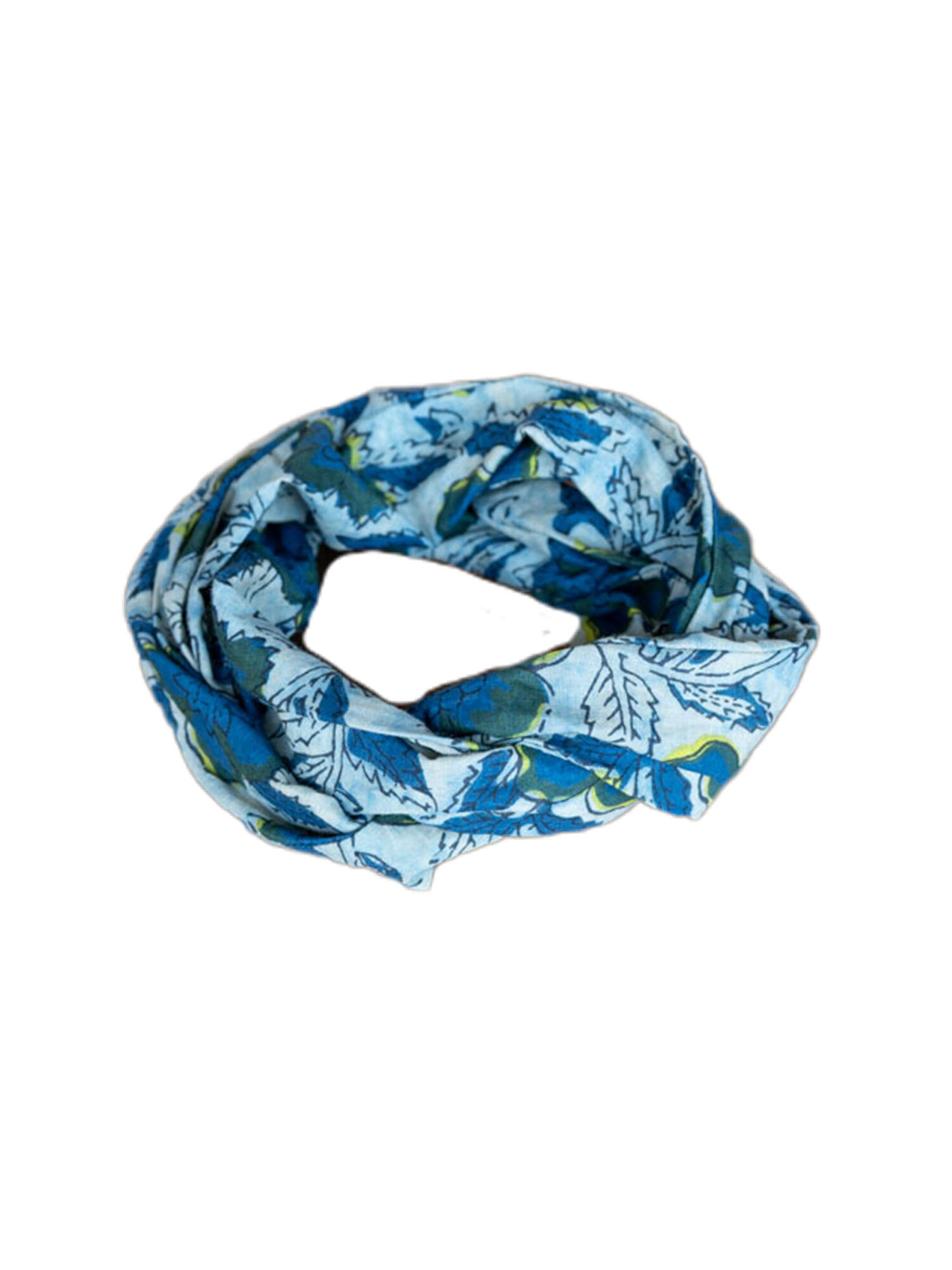 petrol batik haarband esmeralda