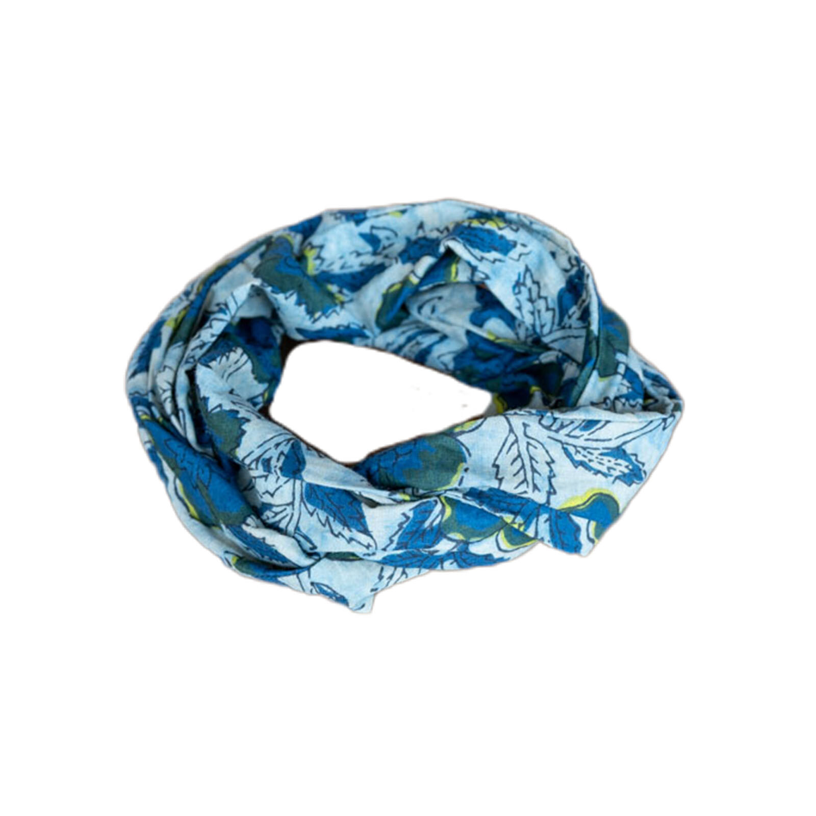 petrol batik haarband esmeralda