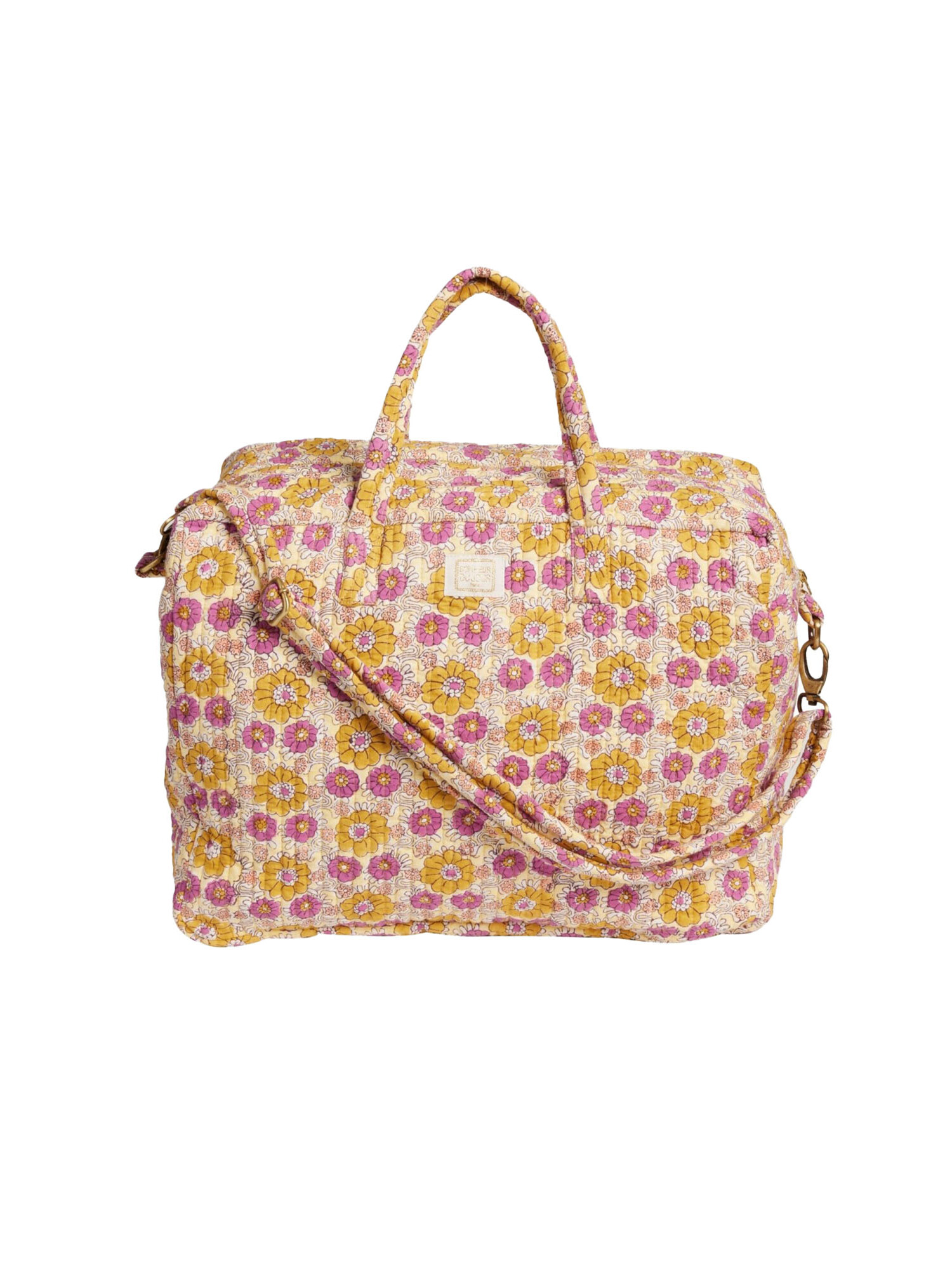quilted weekendtas lavanda bonheur du jour