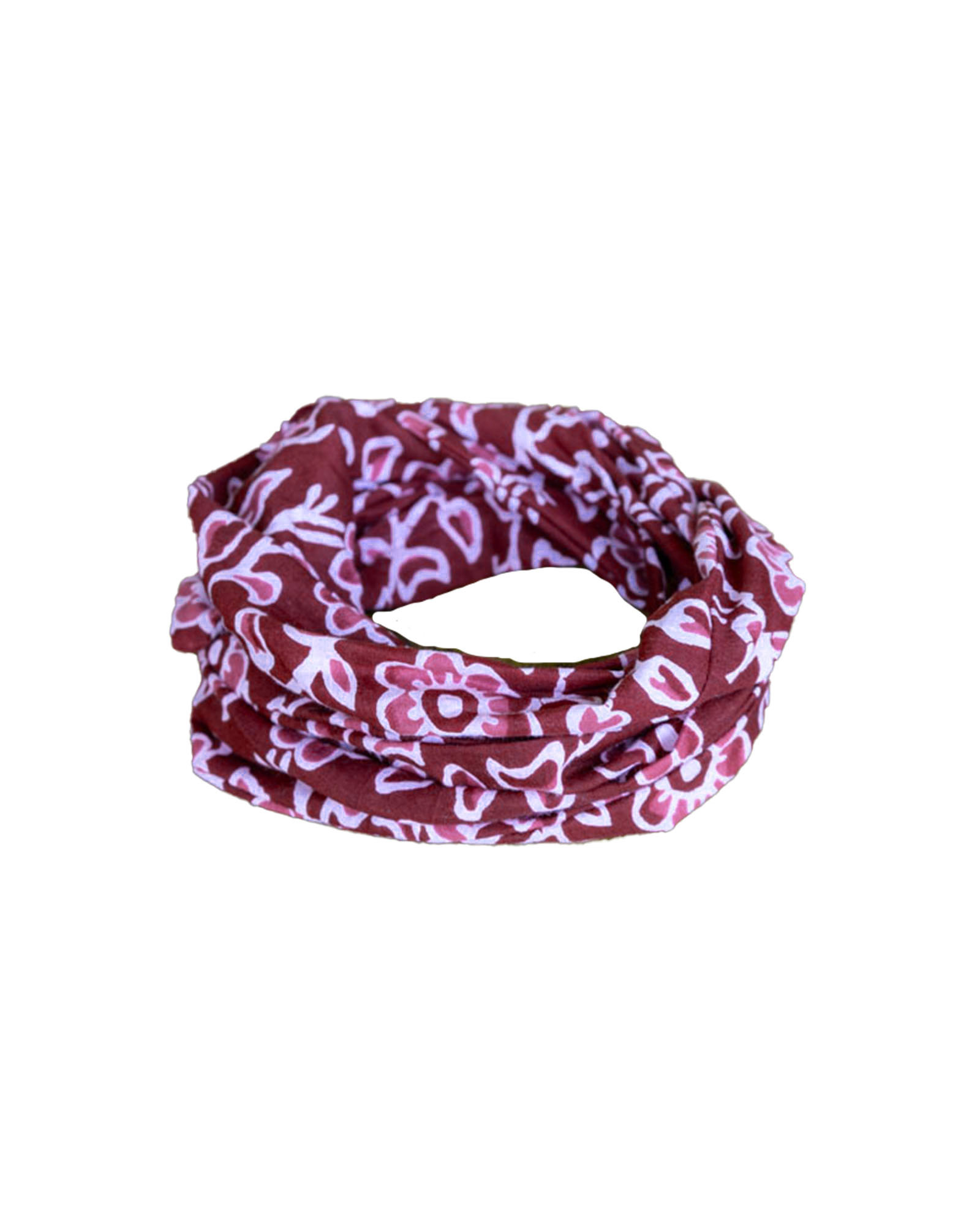 boho haarband bloemenprint bordeaux